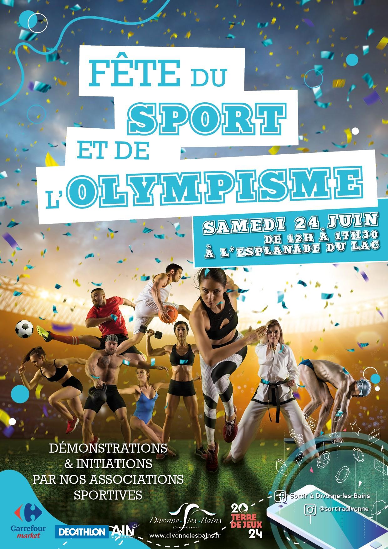 Affiche fete du sport